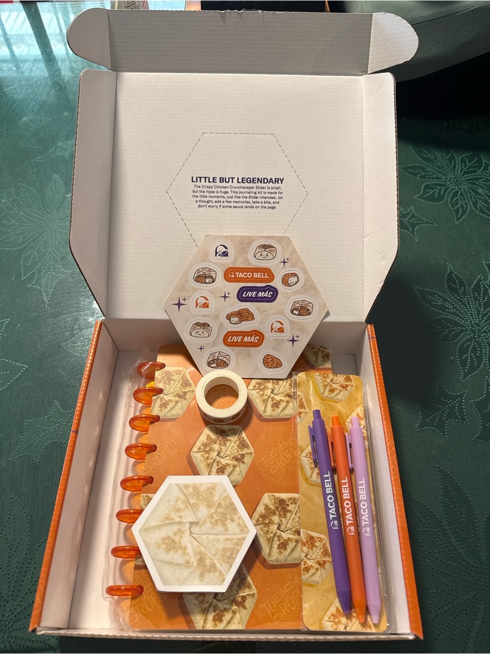 RARE Taco bell Crunchwrap junk journal kit